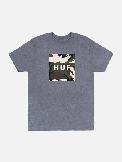 BOX LOGO FILL WOODLAND CAMO TEE-GRY